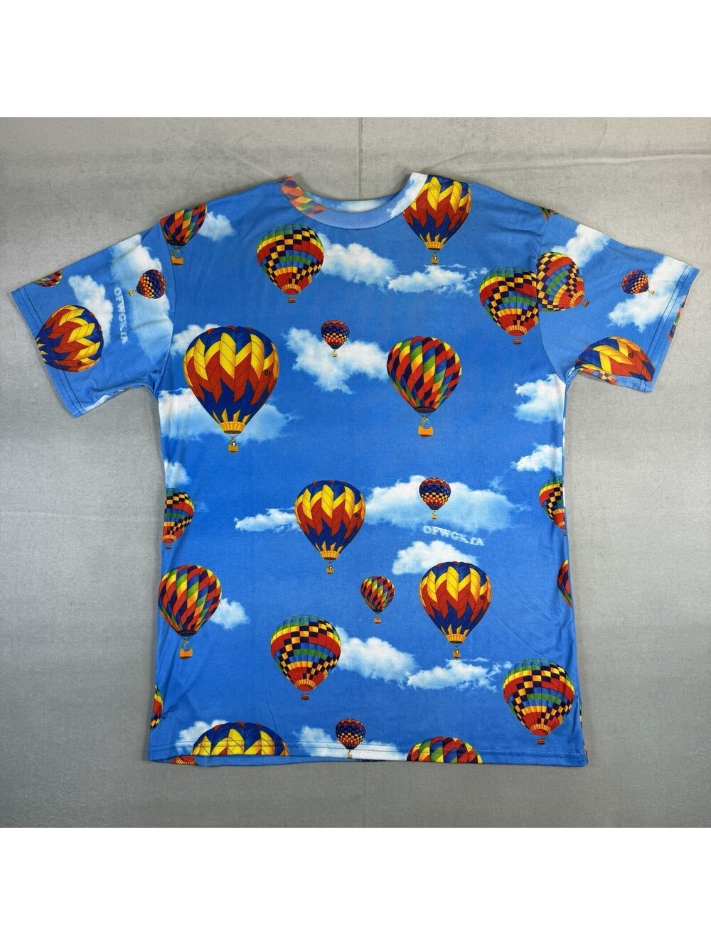 OFWGKTA Odd Future Wolf Gang T Shirt Mens Large Blue Hot Air Balloon